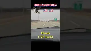 Американская автомагистраль против немецкого автобана #машины #максимальнаяскоростьнемецкийавтобан