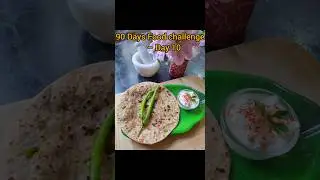 &ldquo;हा पराठा पाहून भूक लागली नाही तर सांगा 😌&rdquo;| 90 Days Food Challenge day 10|#food#shorts#paneer#cook