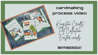 Easter cards using Kingston Crafts Pet Collection kit