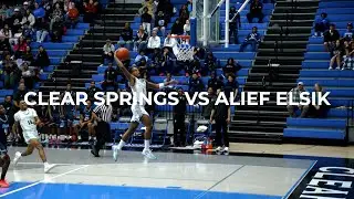 Texas HS Basketball | Clear Springs vs Alief Elsik | Chargers Take Control | Full Game Highlights 🏀