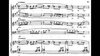 Kenneth Leighton - Nunc dimittis (Magdalen Service) (score video)