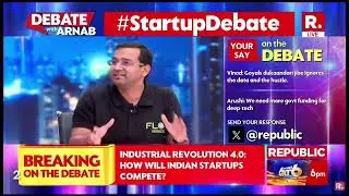 Flo Mobility’s take on recent startup ecosystem on Debate with Arnab.