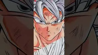 Рисунок Гоку Ультра Инстинкт против Вегеты Ультра Эго - Ultimate Warriors