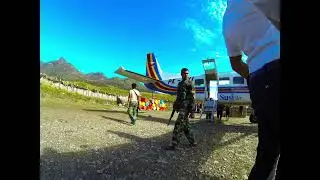 Mountain flying out of Nabire 