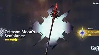 Crimson Moon's Semblance || B5 Arlecchini Signature Weapon. 10 Pulls  + Keqing C3