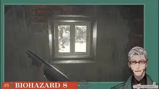 Aruran peeks at the window on RE: 8 VILLAGE [ Arurandeisu  / Holostars]