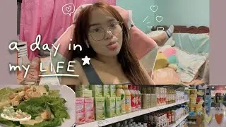 DAILY VLOG : lashes 💖 , grocery shopping  🛍️ | short vlog