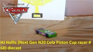 Disney Pixar Cars 3 HJ Hollis (Next-Gen N20 Cola Piston cup racer #68) diecast