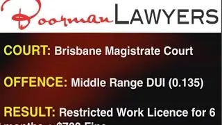 Ep#4 Brisbane DUI Lawyers &bull; QLD Drink Driving Work Licence