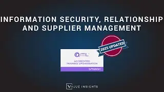 Подготовка к экзамену ITIL&reg; 4 Foundation | Информационная безопасность, взаимоотношения и управле...