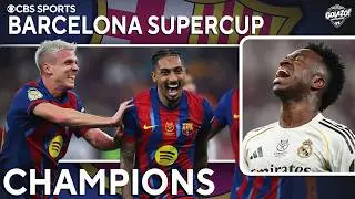 Barcelona DEFEAT Real Madrid in 5-Goal El Cl&aacute;sico | Spanish Super Cup Final