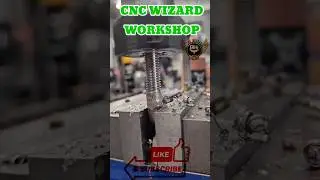 Thread Cutting In Steel Rod 🔩 #threads #threading #bolt #machine #manufacturing #production #cnc