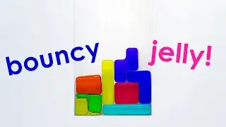Bouncy Softbody Jelly Tetris (SATISFYING)