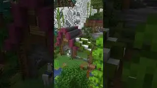 Lets Build a Tiny Overgrown Fishing Hut... [Minecraft Timelaspe]
