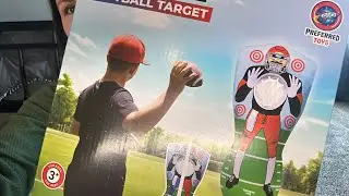 Inflatable football target