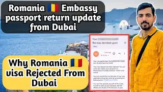 Romania 🇷🇴 embassy Passport return update ||Romania visa update 2025 || Romania work permit update