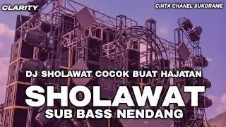 DJ SHOLAWAT FULL BASS HOREG || MIDDLE CLARITY SUB BASS NENDANG POLL || COCOK BUAT HAJATAN‼️