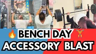 💪Light Bench Day + Full Accessory Routine | Strength & Hypertrophy