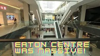 Shopping In The EATON CENTRE In Montreal For The First Time