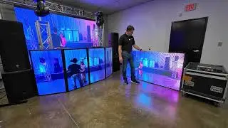 I2R Tech DJ Facade Screen Vs LED Panels Facade Screen, pros and cons