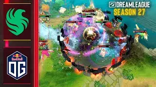 OG vs Team Falcons - ЛУЧШИЕ МОМЕНТЫ - DreamLeague Season 27