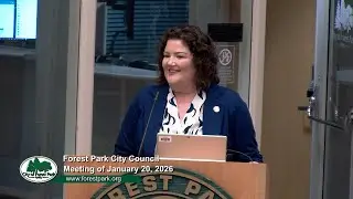 Forest Park City Council Meeting of January 20, 2026