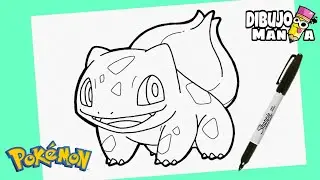 COMO DIBUJAR A BULBASAUR DE POKEMON | DIBUJOS DE POKEMON