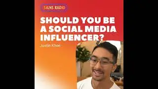 Should you be a social media influencer? ft. Justin Khoe