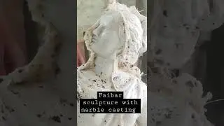 Faibar sculpture with marble dust Casting #viral #sculptureart #artartist #sculptureartists
