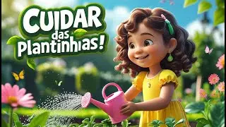 🌿Cuidar das Plantinhas com Amor! M&uacute;sica Infantil para Aprender a Plantar