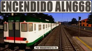 TRAIN SIMULATOR CLASSIC ENCENDIDO DE AUTOMOTOR DIESEL ALN668 @maquinista70