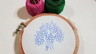 hand embroidery beautiful 2020 hand work design all over flower embroidery stitching flower