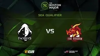 Faceless vs FDN, Boston Major SEA Qualifiers