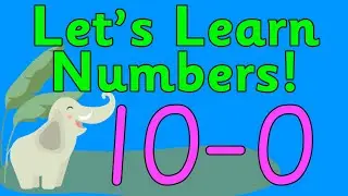 Number Formation with Counting 10-0 with Miss Ellis | Counting backwards!