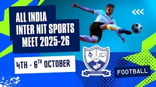 ALL INDIA INTER NIT SPORTS MEET 2025-26 FOOTBALL II DAY 3  II GROUND 1