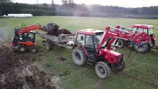 Jarní rozmetaní hnoje I ZETOR 7745 RUR-5 I UNC-060