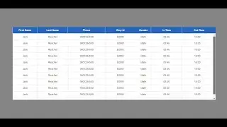 Create Fixed Table Headers with Pure Javascript with/without scroll bar