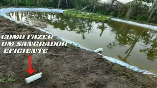 COMO FAZER UM SANGRADOR NO TANQUE DE LONA🐟