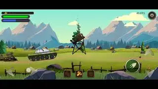 My first video: game name:Tank fury boss 2D I'm gonna max my not max tank and I will buy that tank