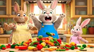 Bella & Benny Cooking Contest! Fun Kids Recipe Challenge 👨‍🍳✨ #bunnycartoon #bunny #rabbit