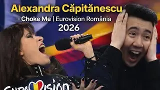 🇷🇴 Александра Кэпитэнеску - Choke Me | Полуфиналист Евровидения Румыния 2026 | РЕАКЦИЯ