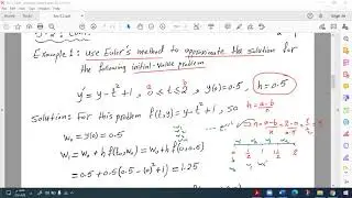 Numerical Methods - Higher - Order Taylor Methods