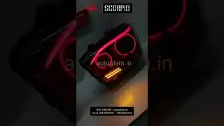 SCORPIO HEADLIGHT UPGRADE🔥 | DEVIL EYE HEADLIGHT💯🔥 | ORDER NOW - 9953583123 #shorts #scorpio