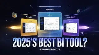 Power BI vs Tableau vs Looker Studio 🔥 | Best BI Tool for Data Analytics in 2025? #PowerBI #Tableau