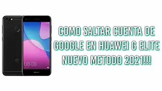 ✔️COMO SALTAR CUENTA DE GOOGLE EN HUAWEI G ELITE PLUS NUEVO MÉTODO 2021!!! | MUSEEL