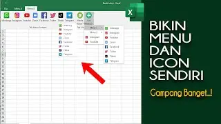 how to make your own menus and buttons in Excel with custom UI ribbon Editor