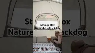 Storage box can be small side table easy for storage ⛺️😍🧩 #camping #storagebox #naturehike