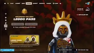 Fortnite Claiming All Lego Items (Goldrush Gallery)