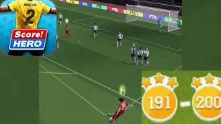 Score Hero! 2 levels 191-200 | 3 stars (walkthrough)