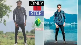 MANIPULATION IN - SNAPSEED 🔥|| JUST 1 STEP - NIRAJ EDITZ